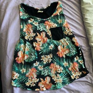 Tropical print Victoria’s Secret PINK tank top